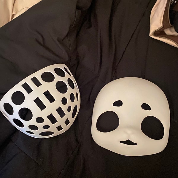 Square Face Rabbit Head Base Furry Fursuit, Bonus Mini Base, PLA 3D ...