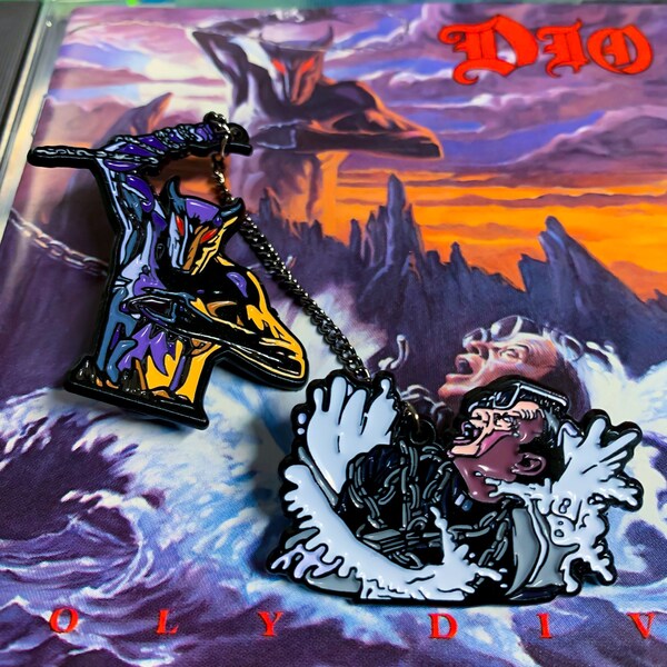 Dio - Holy Diver Enamel Pin - Etsy