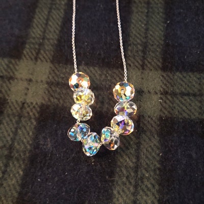 Carrie Necklace, Carrie Paris Necklace, Aurora Borealis Crystal