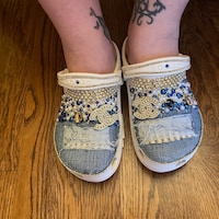custom crocs with rhinestones