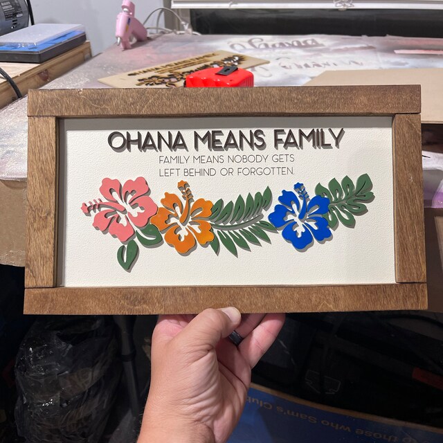 ohana♡ Ohana Means Family SVG Cut File Family Digital File Svg Dxf