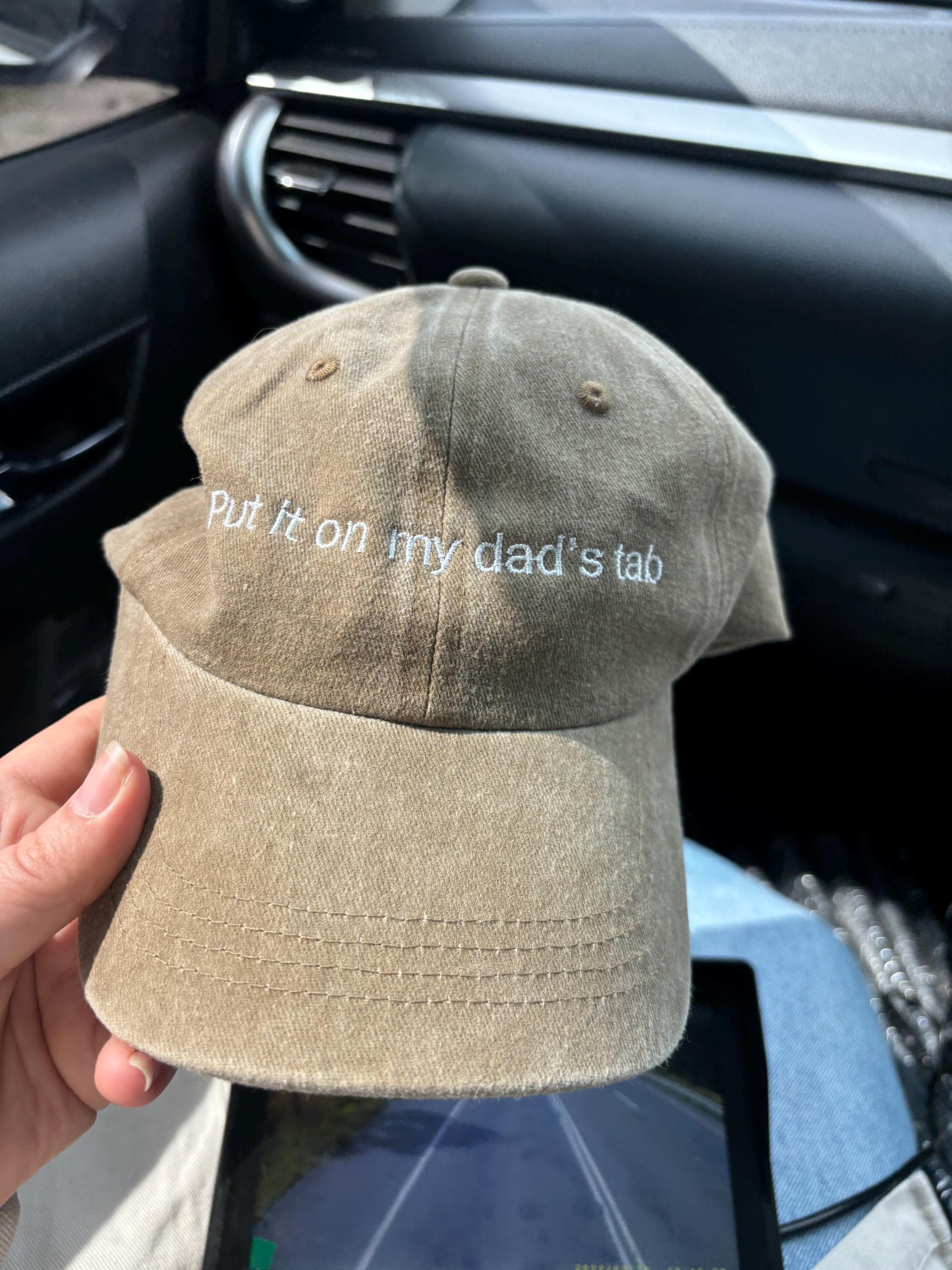 Custom Embroidered Dad Cap Washed Dad Hat Unstructured Gym Cap Bachelor Party Bachelorette Party Gift business merch 24031801