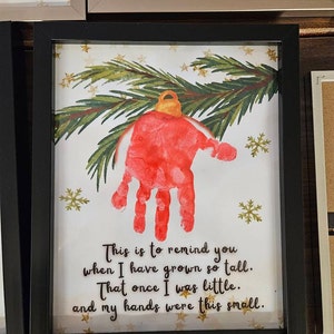 Charlie Brown Christmas Handprint Poem / Everlasting Mistletoe / Xmas ...