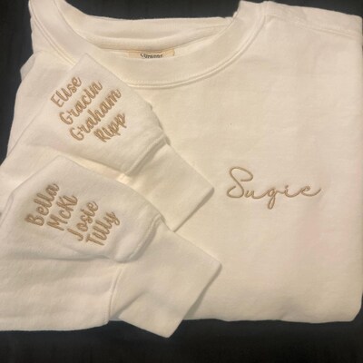 Embroidered Comfort Colors Tee - (Grandpa Name) & Co.
