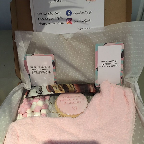 Hug in a Box for Her - Pamper Hamper - Get Well Soon Recovery Gift ...