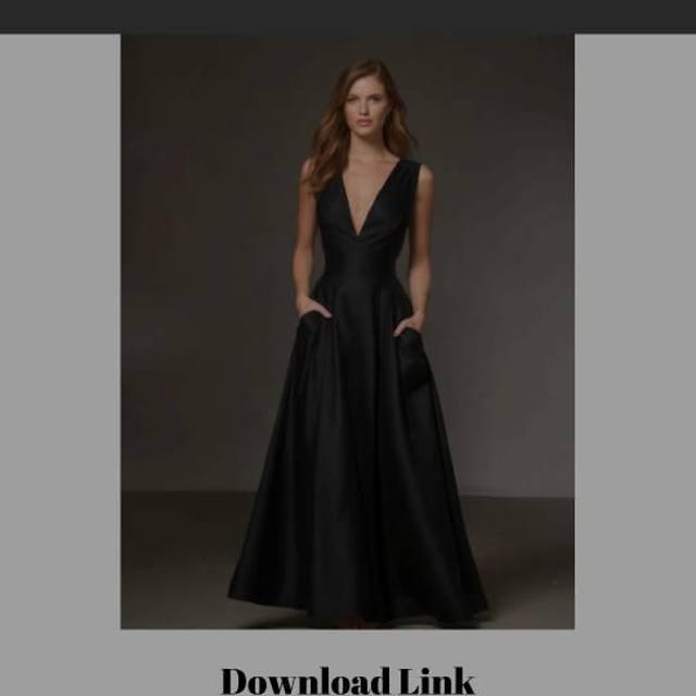 Deep V Neck Flared Full Lenght Dress Sewing Pattern,sizes ;US 2 to 30 and XS to 4xl,suitable A0- A4-US Letter