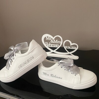 personalised wedding shoes