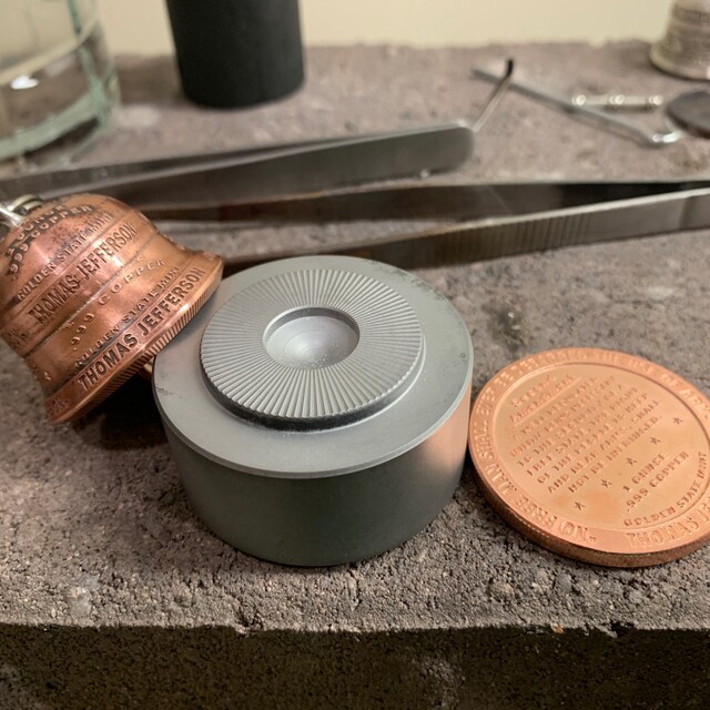 One ReREEDer Coin Ring STAMPING DIE to Apply DoubleSided Etsy