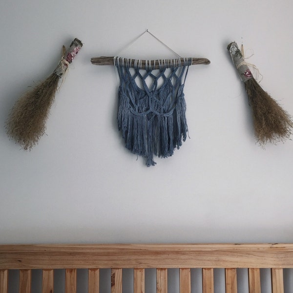 Wildflowers Hanging Rack Wall Decor, Hanging Botanical Natural Decor - Etsy