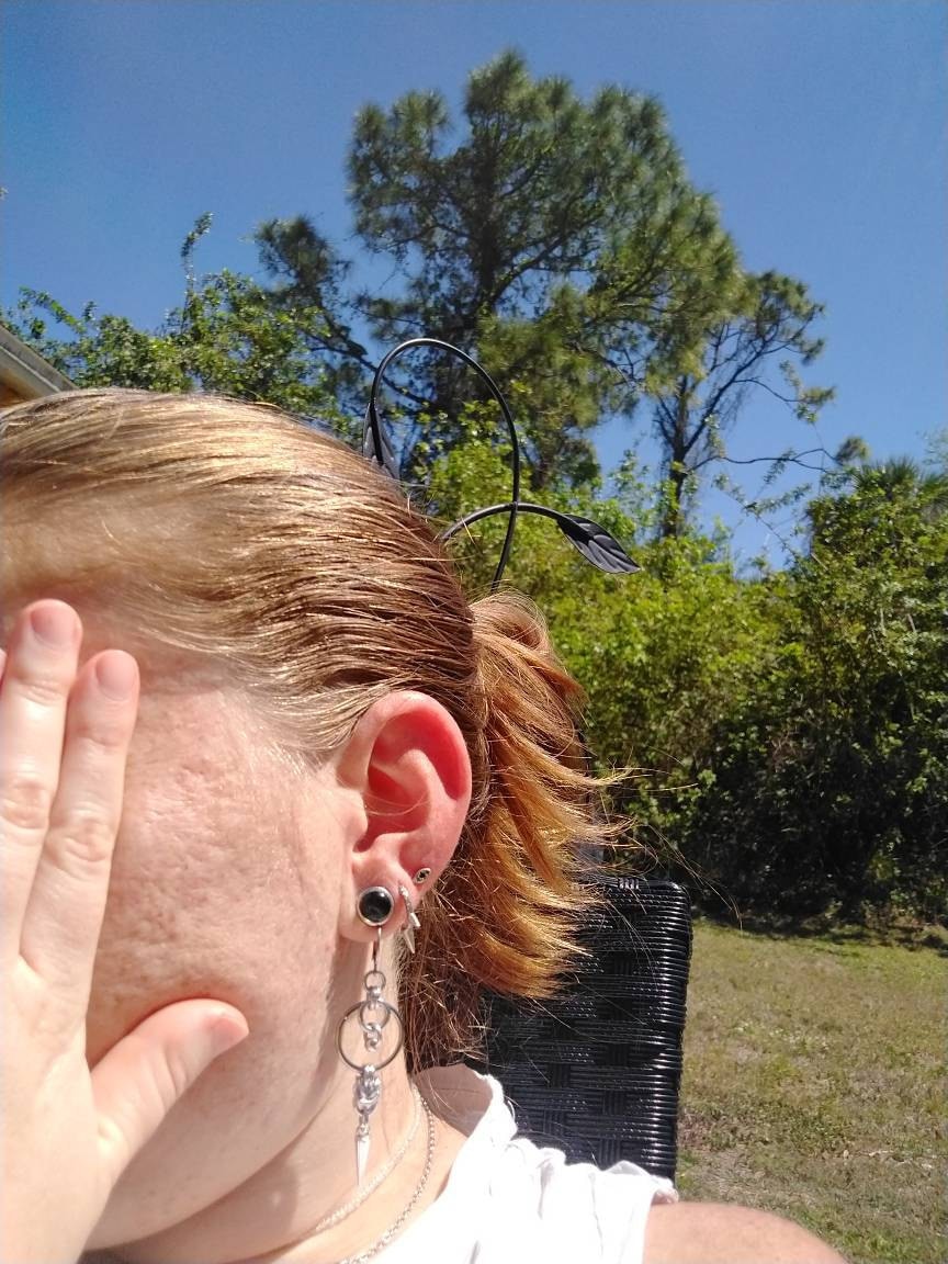 Spiked Byzantine Chainmail Earrings: Gothic Double O Design for Edgy Fashion Enthusiasts