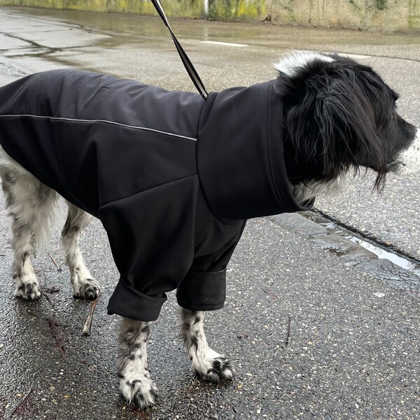 Danish Design 2-in-1 Hundemantel – Wasserdicht, Mit Fleece-Futter, Reflektierend, 30,5 Cm