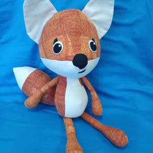 キツネのぬいぐるみ型紙（PDF） - Etsy 日本