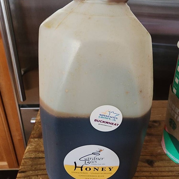 Buckwheat Honey - 5lb Jug - Minnesota Pure Raw Honey - BPA Free Jug - Etsy