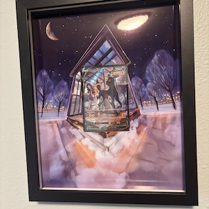 Umbreon V Display Frame  Brilliant Stars Pokmon Card Art | 8x10 Frame for  Raw or Graded Cards - Etsy
