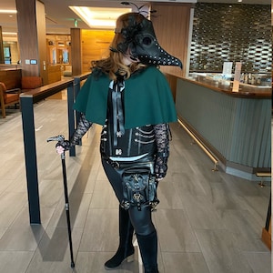 Callista Corsage Trousers with Embroidered Appliqué and Decor Steampunk Gothic Callista Corsage Trousers with Embroidered Appliqué and Decor Steampunk Gothic