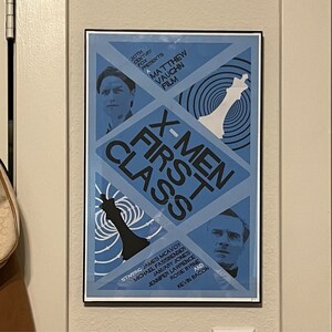 X-men First Class Retro Film Poster V.2 - Etsy