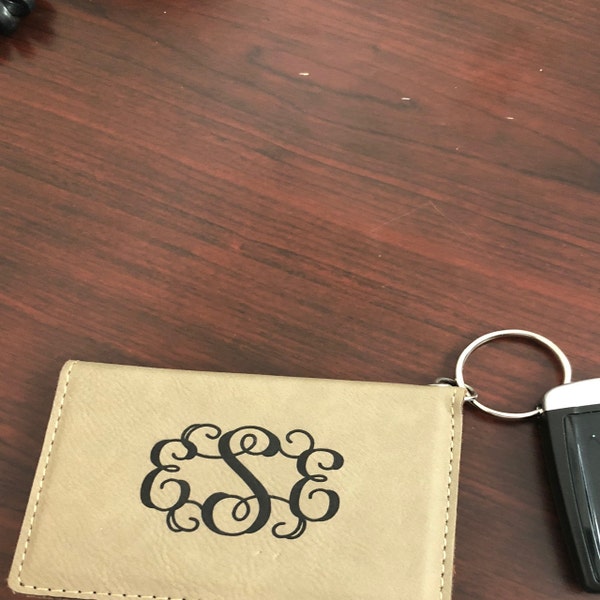 ID Monogram Keychain, Personalized Keychain Sweet Sixteen Present, Key ...