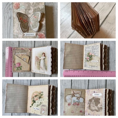 My First Shabby Junk Journal, Beginner's Junk Journal Kit, Pink ...