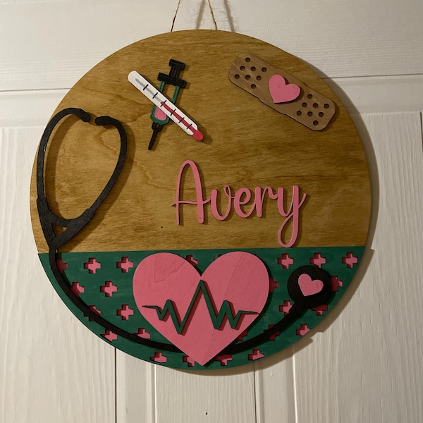 Nurse Office Welcome Sign, Digital Download, Glowforge Laser File ...