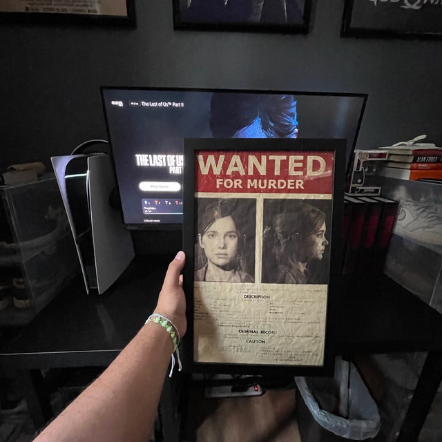 Ellie Wanted Poster the Last of Us Part II 