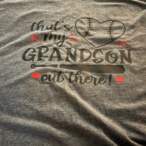 That's My Grandson Out There Svg, Baseball Grandma Svg, Mother's Day ...