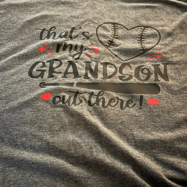 That's My Grandson Out There Svg, Baseball Grandma Svg, Mother's Day ...