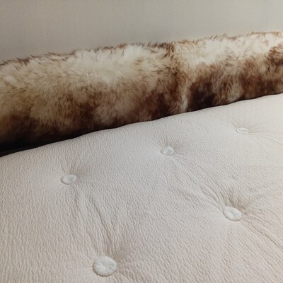 GIANT SHEEPSKIN Double XXL Mouflon Throw Genuine Leather Sheep Skin 48