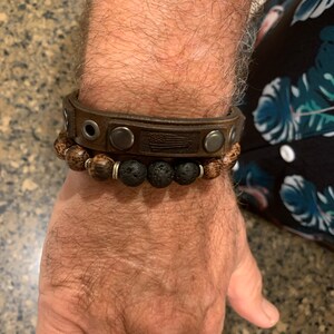 Vintage Leather Bracelet,leather Cuff Bracelet, Men's