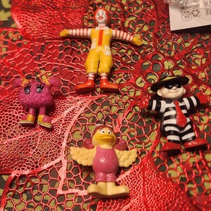 ヴィンテージ 80年代 マクドナルド ハッピーミール 可動式 曲がる