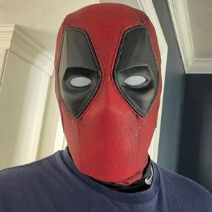 デッドプール3風ハーフシェルコスチュームコスプレマスク（スクリーン