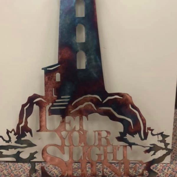 Let Your Light Shine With Lighthouse Home Decor Metal Wall Art - Etsy