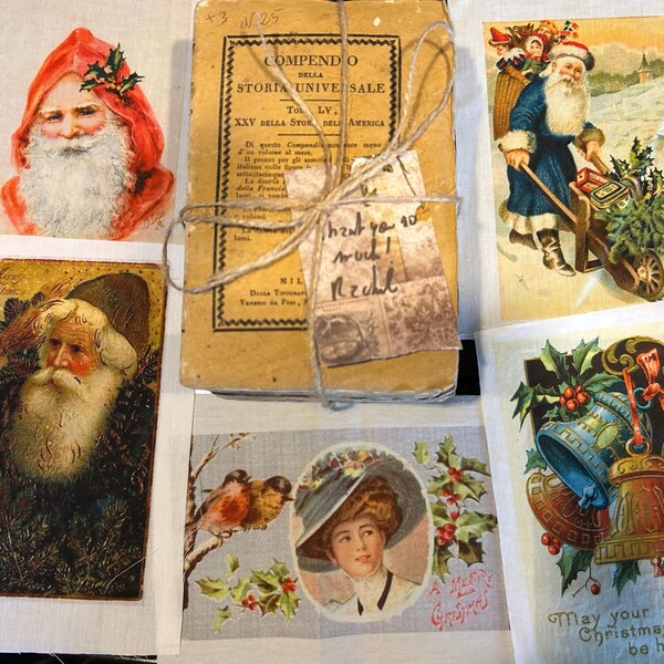 Printable Antique Book Pages Kit 5 Etsy