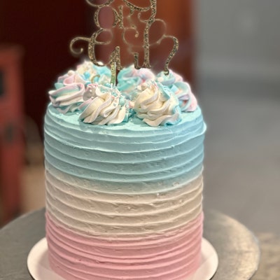 Boy or Girl SVG Boy or Girl Cake Topper SVG Gender Reveal Cupcake ...