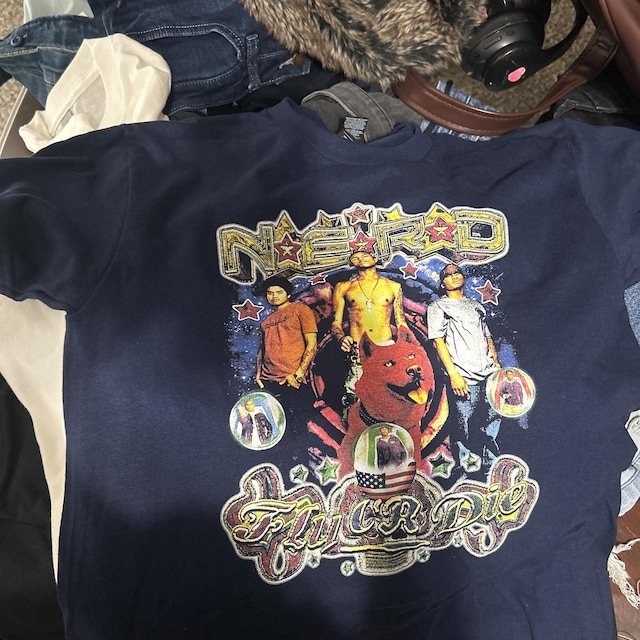 N.E.R.D 日本ツアー限定Tシャツ ヴィンテージ ファレル ネプチューンズ N.E.R.D 日本ツアー限定Tシャツ ヴィンテージ ファレル ネプチューンズ