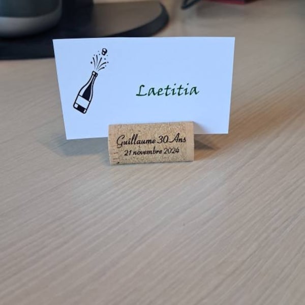 Wine Cork Place Card Holders for Rustic Wedding, Parties, and Table ...