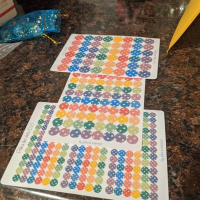 Polka Dot Stickers, Dot Planner Stickers, Dot Sticker Set, Small Circle ...