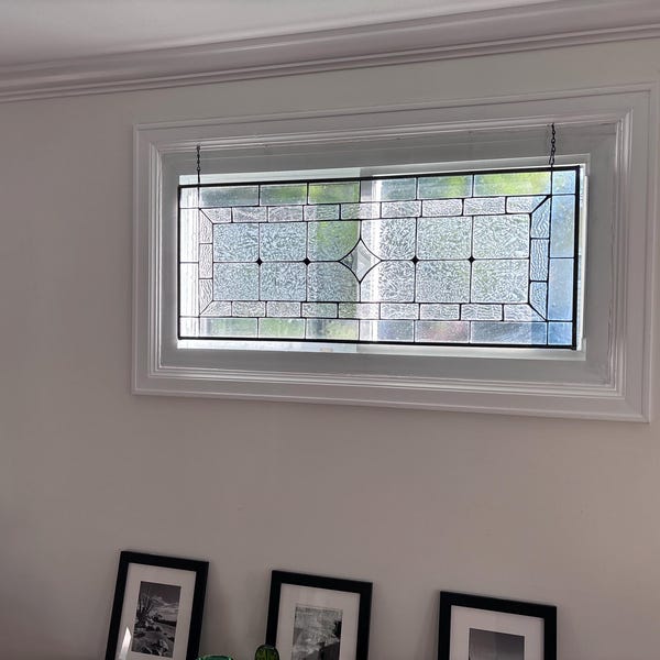 Beveled Glass Panel - Etsy