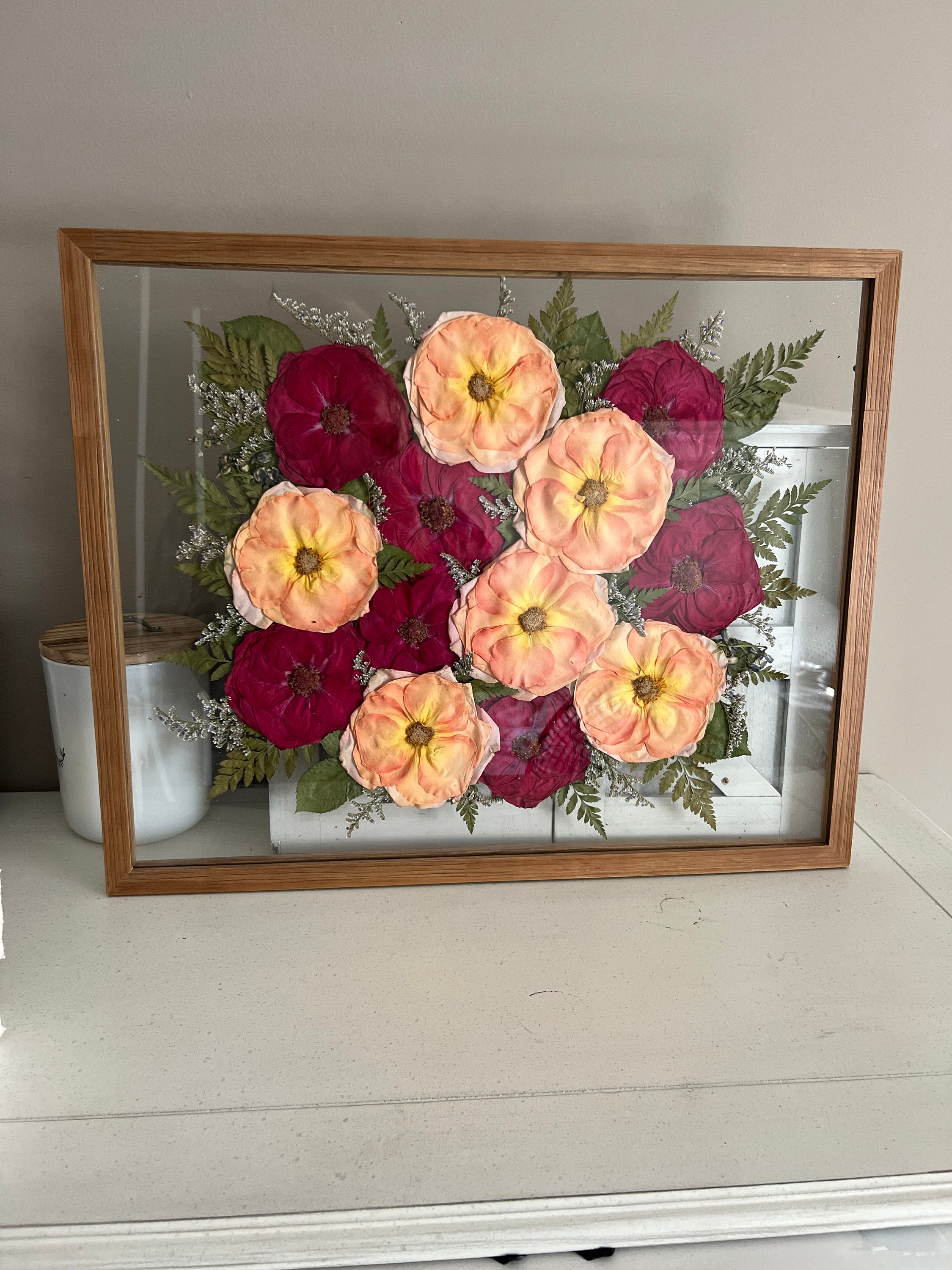 Preserved flowers from Holly's etsy review