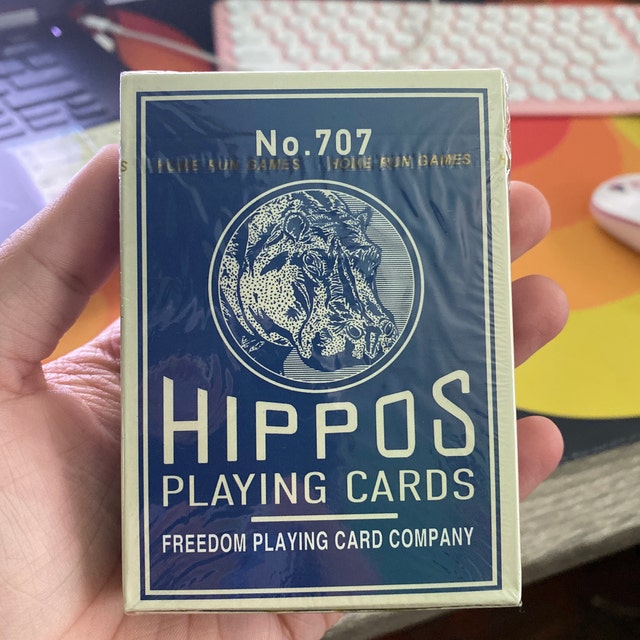 Hippos No.707 Playing Cards - Etsy