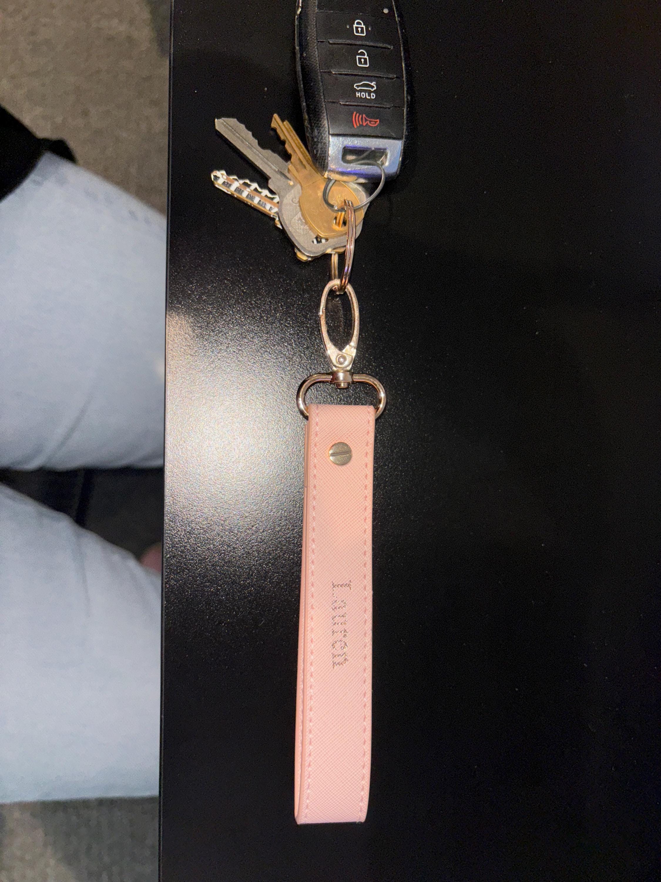 Personalisierter großer Loop-Schlüsselanhänger - Personalisierter Schlüsselring - Armband-Schlüsselanhänger - Taschenanhänger - Autoanhänger - Geschenke für Sie - Gepäckanhänger