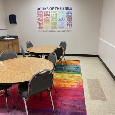 Books of the Bible Wall Decal Youth Room Church Colorful Vinyl Decor ...