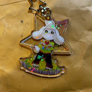 Asriel Keychain - Etsy