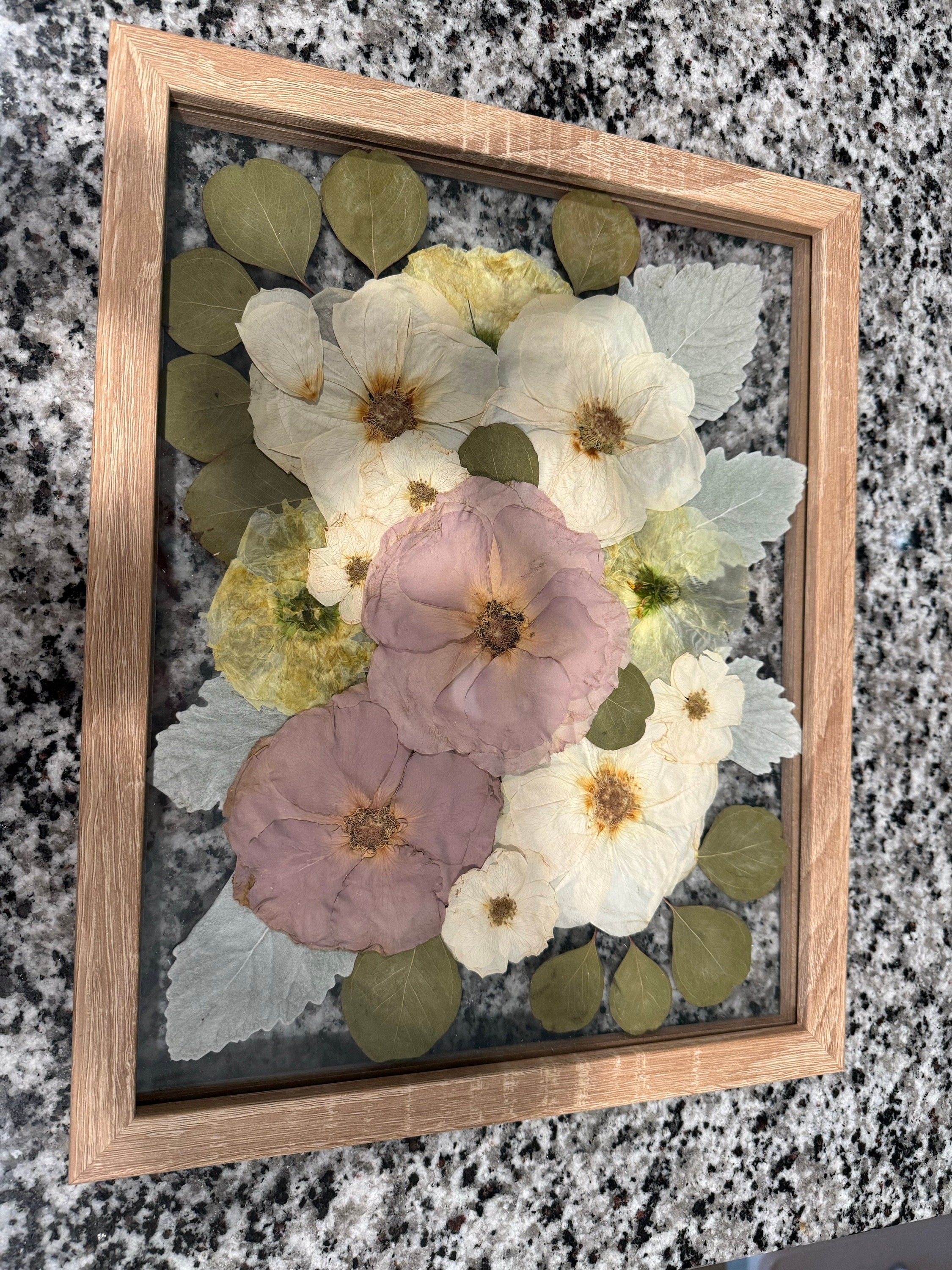Preserved flowers from Christine's etsy review