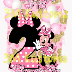 Printable Minnie Mouse 2nd Birthday Svg, Png , Digital Download ...