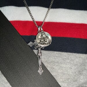 Médaille Religieuse En Argent 925 - Jésus Et Immaculée Conception - Grand Modèle - Neuf Avec étiquette