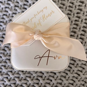 Personalized Jewelry Box Bridesmaid Proposal Bridal Party - Etsy
