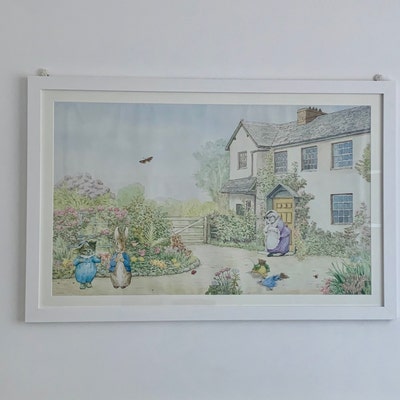Official Peter Rabbit Country House Scene Wall Sticker Mural PB033 - Etsy
