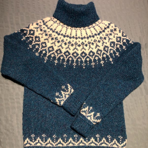 Norður PDF Pattern | Icelandic Wool Jumper (sizes From S to XXL ...