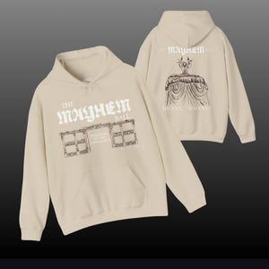 MEW バンド　グッズ　パーカー Mayhem Ball Opera Haus Hoodie: Roman Tour Dates, Band Fan Gift - Etsy