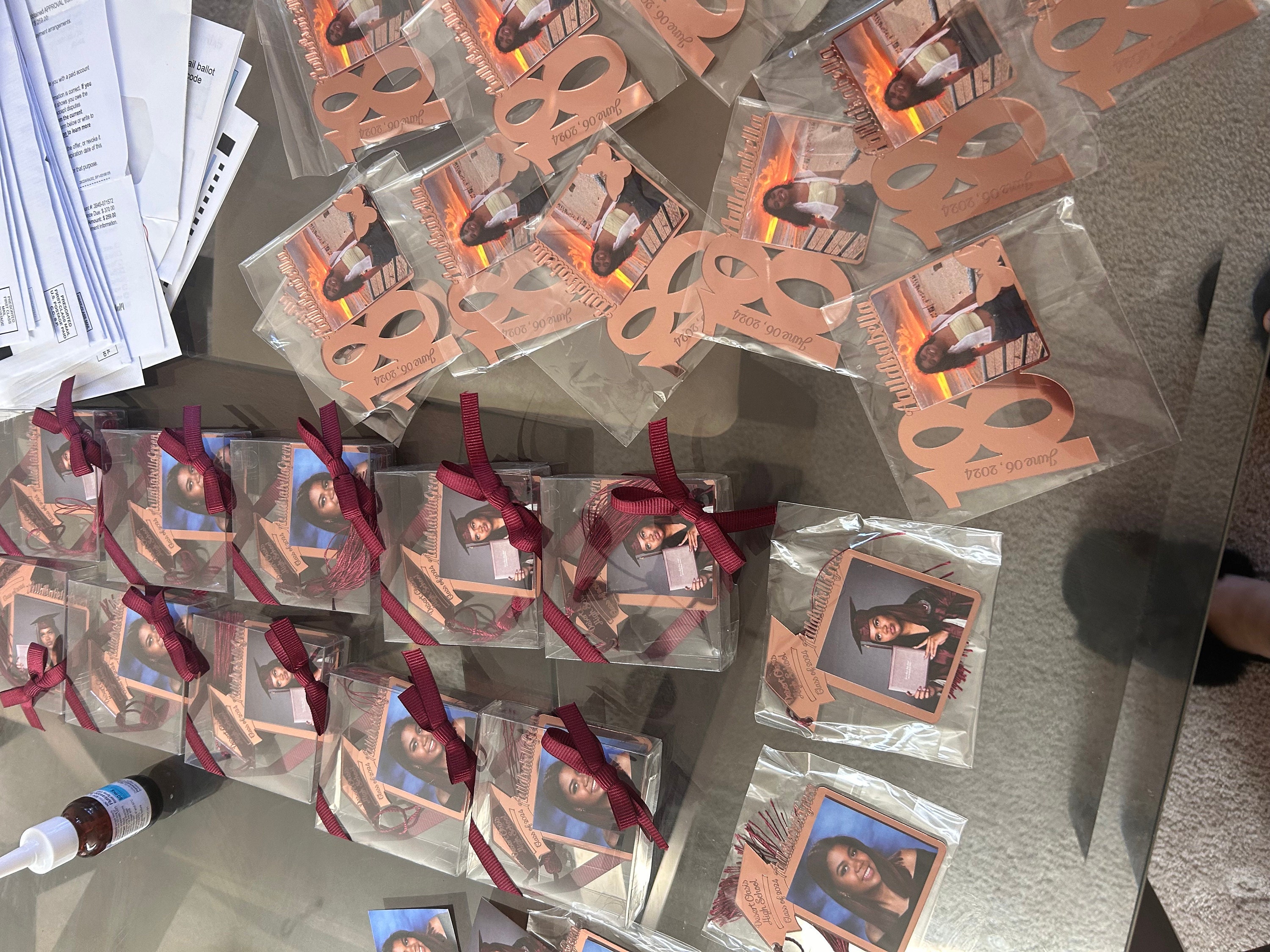 Custom Silver Sweet 18 Photo Magnets, Sweet 18th Birthday Favors, 18th Party Gift, Sweet 18 Frames, Birthday Party Gift, Quinceañera Gift